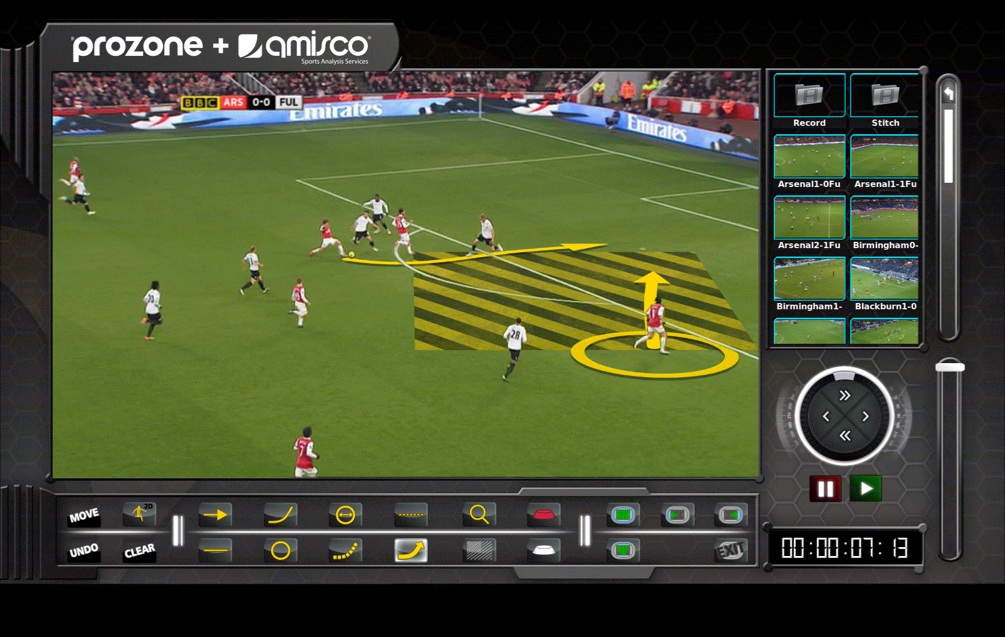 Tracking óptico de Prozone con PlayFE